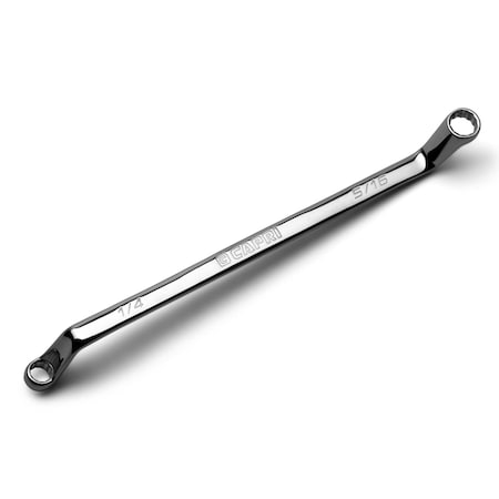 Capri Tools 1/4 x 5/16 in. 75-Degree Deep Offset Double Box End Wrench CP11950-14516